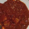 El cooksnap de Cris Martinez Vidal cuando hizo Magro de cerdo con tomate.