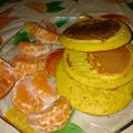 El cooksnap de flor berral cuando hizo Waffles caseros de naranja.