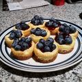 andrew.swidergal's cooksnap of when they made Mini Lemon and Blueberry Cheesecake Cupcakes.