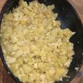 El cooksnap de Ana Arin cuando hizo Revuelto de papa y huevo.