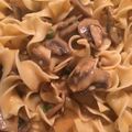ireneq's cooksnap of when they made Mushroom Stroganoff for 2 or 3.