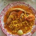 El cooksnap de Rosalía cuando hizo Fideuá marinera.