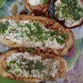El cooksnap de Adriana Coman cuando hizo Papa rellena de verduras y pollo.