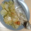 El cooksnap de lydya cuando hizo Pescado al horno con patatas, cebolla y pimientos.