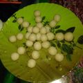 Sukla Sil's cooksnap of when they made ক্ষীরের নাড়ু.