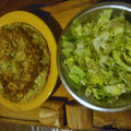 El cooksnap de Mario H. Davi cuando hizo Tortilla y ensalada .