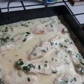 El cooksnap de Analia Borna cuando hizo Pechugas al verdeo en la Planchetta.