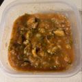 El cooksnap de Eduardo Agudo Alba cuando hizo Carne de mejillones con tomate.