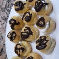 El cooksnap de Geo cuando hizo Profiteroles -bombas de crema-.