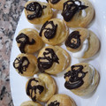 El cooksnap de Geo cuando hizo Profiteroles -bombas de crema-.