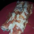 El cooksnap de Evelyn cuando hizo Canelones de pollo y acelga.