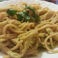 El cooksnap de Conchi Fernández Morillo cuando hizo Pasta con salsa aguacate.