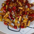 El cooksnap de Gema cuando hizo Tofu con verduritas a la soja.