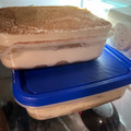El cooksnap de Catalina cuando hizo Tiramisú sin licor y sin huevo.