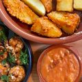 Lisa's cooksnap of when they made Patatas bravas mit Salsa brava.