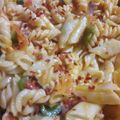 Geeta Khurana's cooksnap of when they made Spicy Veg pasta.