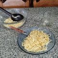 El cooksnap de Lucre Seveso cuando hizo Pasta al dente (¿Cómo cocer la pasta?).