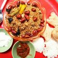 Lekha Toraskar's cooksnap of when they made Roti spicy churma.