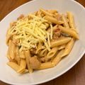 Cooksnap-ul lui Adriana Covaci atunci când a preparat Macaroane cu piept de pui și ciuperci champinions.