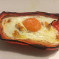 El cooksnap de Chelo cuando hizo Pimientos rojos rellenos de queso con huevo.