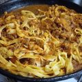 El cooksnap de Ariana Vera cuando hizo Fideos caseros.