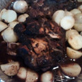 El cooksnap de Patty Huerta cuando hizo Pierna adobada en cama de papas.