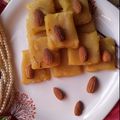 Jyoti Chandratre's cooksnap of when they made केशर बदाम कतली.