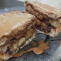 Cooksnap dari Nina Soewandi untuk resep Roti tawar isi pisang toping Kopi Dalgona