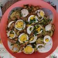 Cooksnap de Lina Cavaleiro quando cozinhou Salada de Grão com Curgete e Atum.