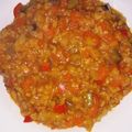 El cooksnap de Mayte Benito cuando hizo Paella de verduras.