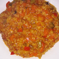 El cooksnap de Mayte Benito cuando hizo Paella de verduras.
