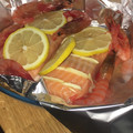 El cooksnap de Emilio Rama cuando hizo Salmón con gambas al papillote.