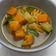 El cooksnap de Débora Cantero Martínez cuando hizo Guiso ligero de calabacín y calabaza al ras el hanout.