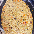 El cooksnap de Gemma Garcia cuando hizo Pastel de mijo con falsa bechamel de coliflor.