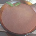 El cooksnap de Mavi Aldsu cuando hizo Crema de Maicena Casera de Chocolate.