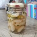 El cooksnap de Rita Sanchez cuando hizo Porotos escabeche.