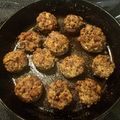 jason williams's cooksnap of when they made Garlic and Herb Stuffed Portabella Mushrooms.