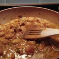 El cooksnap de Pili cuando hizo Ñoquis con pavo y salsa de curry, calabaza y espárragos.