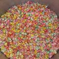 El cooksnap de Pilar Morales cuando hizo Palomitas de colores.