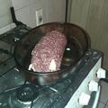 El cooksnap de Cynthia Ottonello cuando hizo Pan de carne.