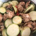 El cooksnap de Dario Solorzano cuando hizo Pollo con ayote tierno en salsa de tomate.