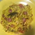 El cooksnap de Kelly Julio cuando hizo Arroz con pollo.