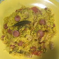 El cooksnap de Kelly Julio cuando hizo Arroz con pollo.