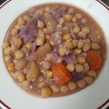 El cooksnap de M Eugenia Gómez Quiroga cuando hizo Potaje de lombarda con garbanzos.