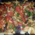 El cooksnap de Sil cuando hizo Patatas bastón con verduras al horno.