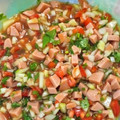 El cooksnap de rutveromedic cuando hizo Ceviche de salchicha.