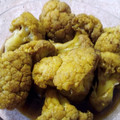 El cooksnap de Elena C cuando hizo 282. Coliflor y acelgas al curry picante con toque ahumado.