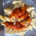 El cooksnap de Joss cuando hizo Fideos con salsa roja.