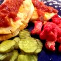 cupcake77's cooksnap of when they made Sloppy Joe Pockets (kid friendly).