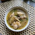 Cooksnap Salina Jalaludin semasa beliau membuat Sup ayam simple.